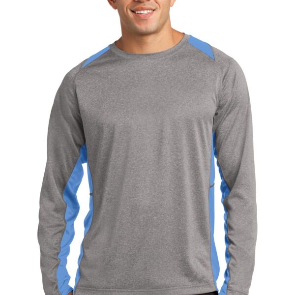 Long Sleeve Heather Colorblock Contender ™ Tee Thumbnail