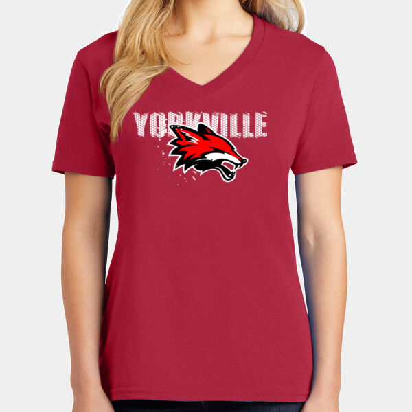 YMS Women's V-Neck Tee Thumbnail